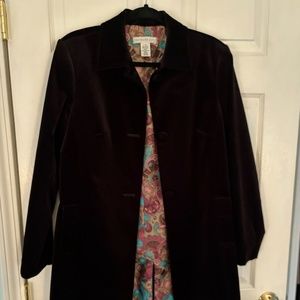 Black Velvet Topper Jacket  10